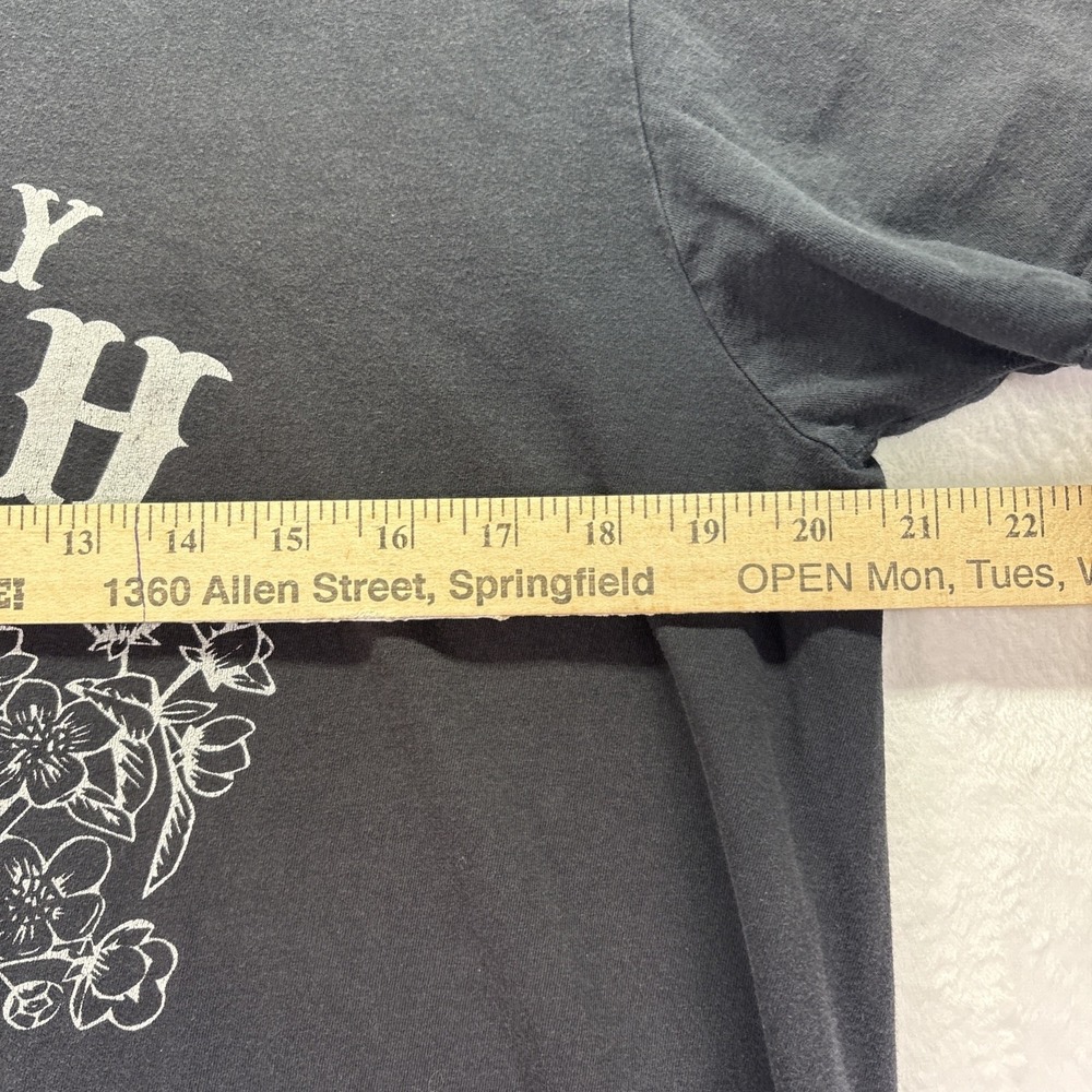 Men's Retro Johnny Cash "Walk the Line" T-Shirt Size- Large Cotton Black - Picture 3 of 6
